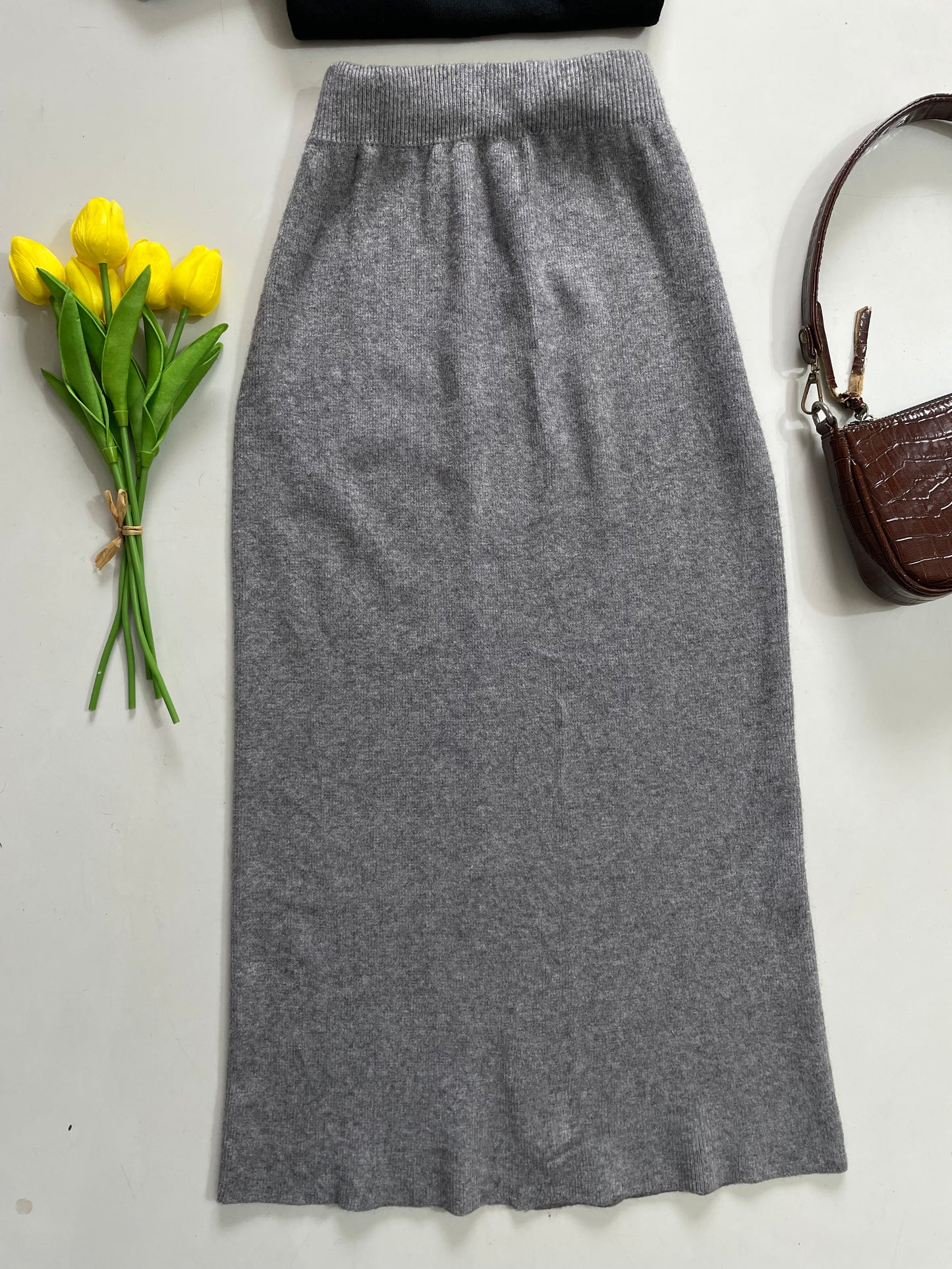 Black Highneck - Bust 38 to 42 | Grey Skirt - Waist 24 to 30