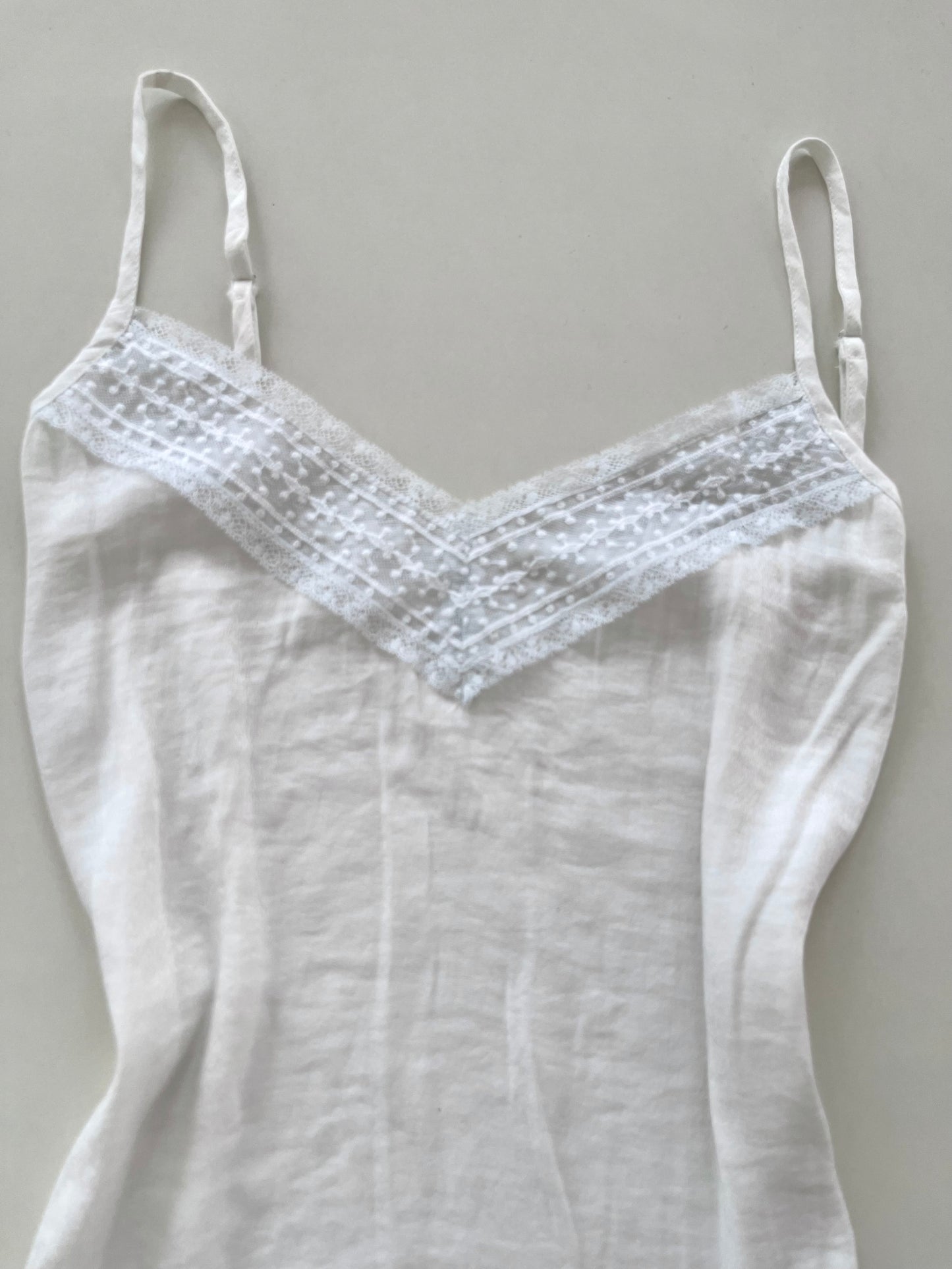 White Lace Top-Bust 34