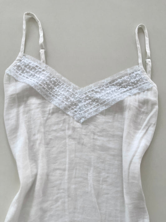 White Lace Top-Bust 34