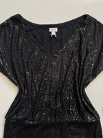 Load image into Gallery viewer, Sequin Black Dress-Bust 42 to 46
