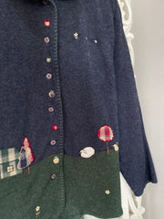 Northern Reflections Embroidered Christmas Sweater-Bust 54