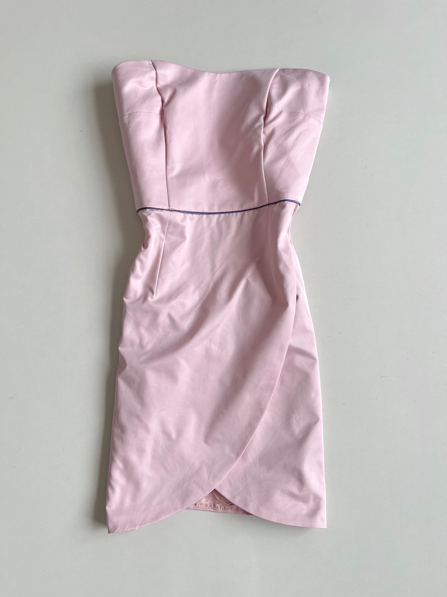 Baby Pink Tube Dress-Bust 32