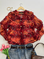 Load image into Gallery viewer, Organza Shirt-Bust 42
