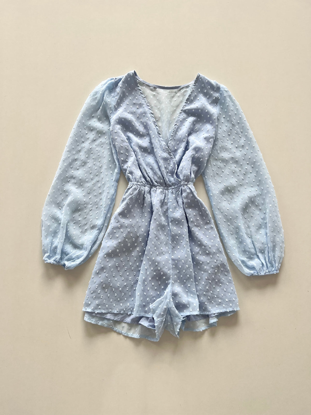 Baby Blue Romper-Bust 36
