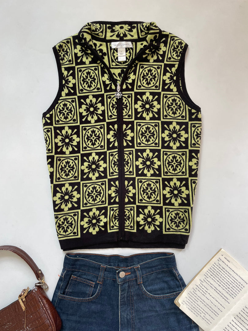 Christopher & Banks Chunky Sweater Vest-Bust 38