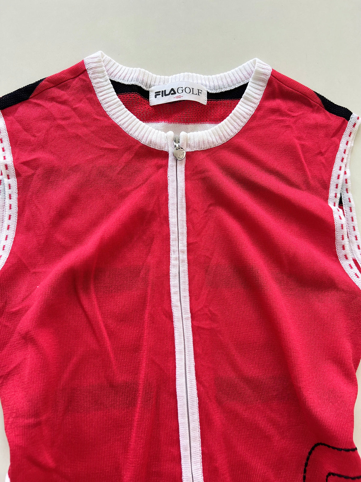 Fila Golf Vintage Zipper Vest-Bust 38