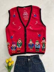 Christmas Sweater Vest-Bust 54