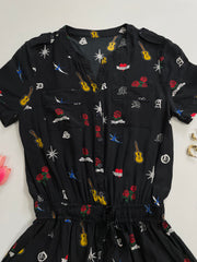 100% Silk Romper-Bust 34