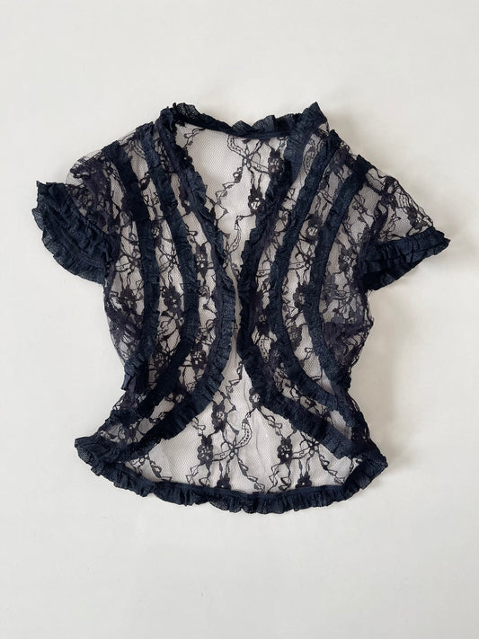 Lace Sheer Top-Bust 32