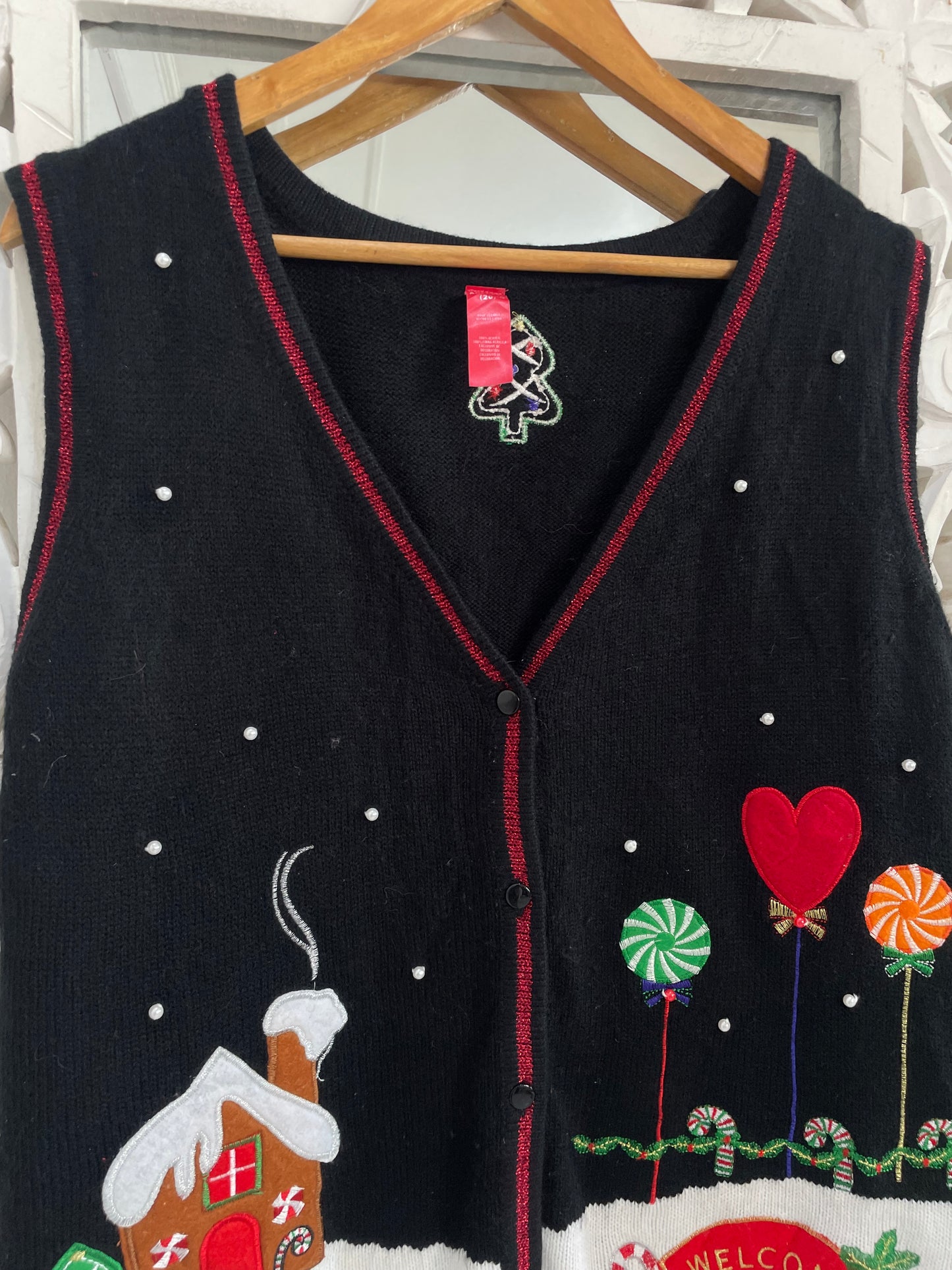 Christmas Sweater Vest-Bust 46