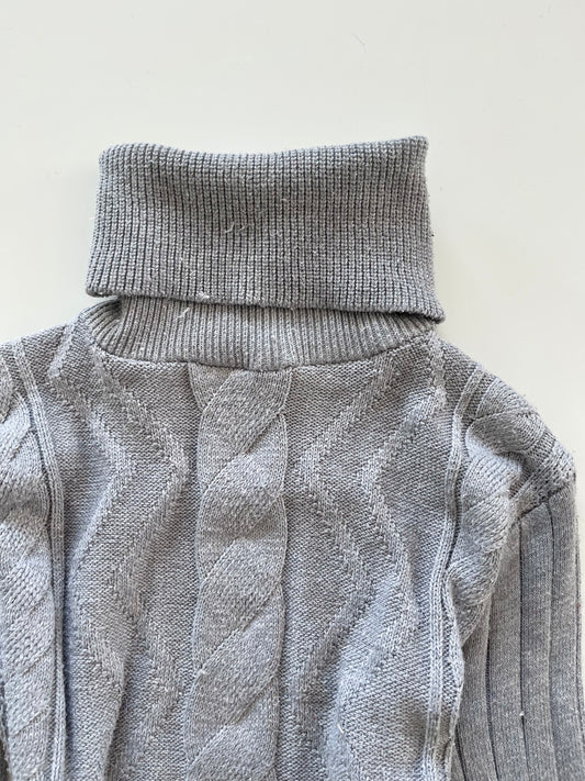 Cable Knit Solid Sweater-Bust 32
