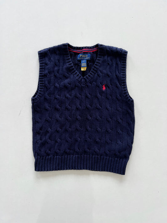 Ralph Lauren 100%Cotton Vintage Vest Sweater-Bust 28