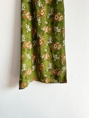 Green Floral Skirt-Waist 30