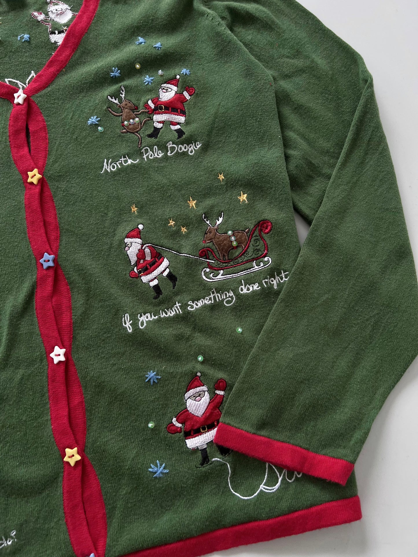 Christopher & Banks Christmas Sweater-Bust 44