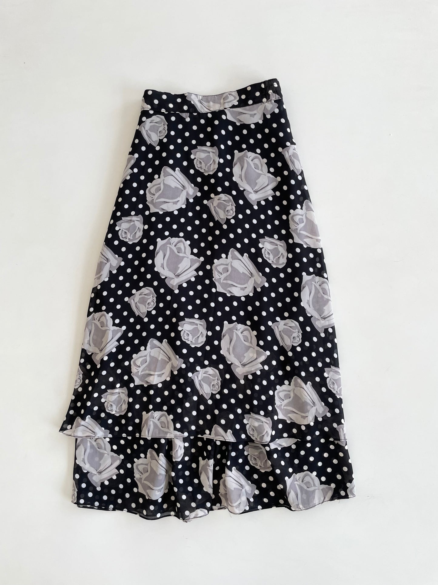 Grey Rose Skirt-Waist 30