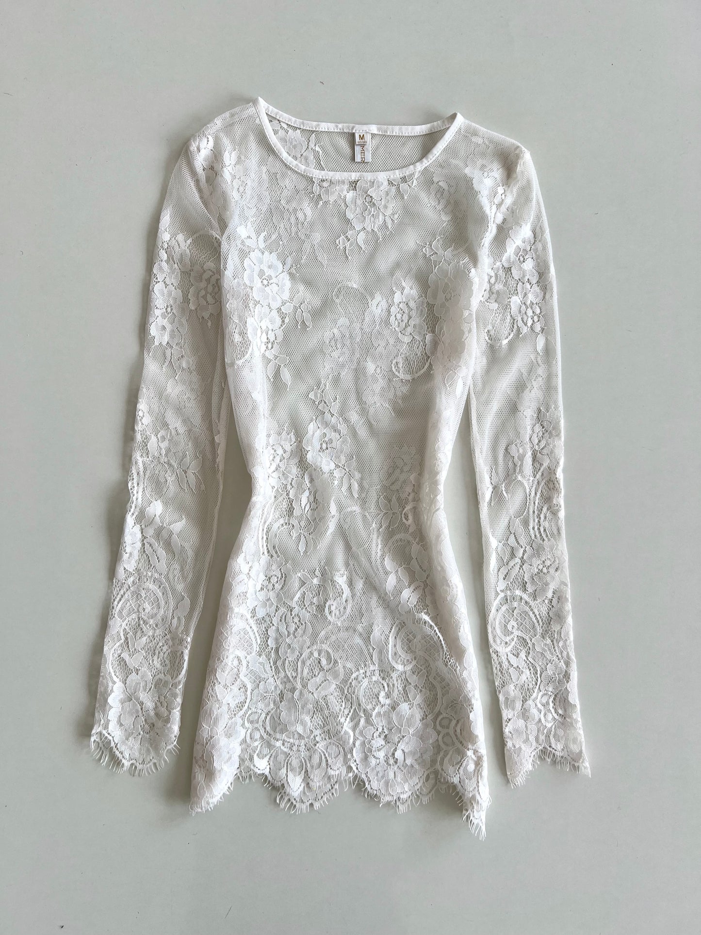 Mermaid Sheer Top-Bust 32