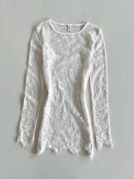 Mermaid Sheer Top-Bust 32