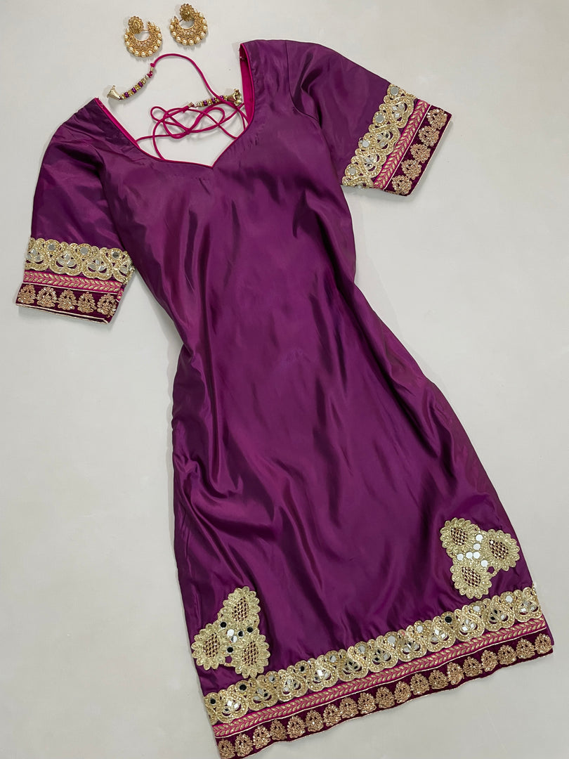 Mirrorwork Kurta-Bust 36