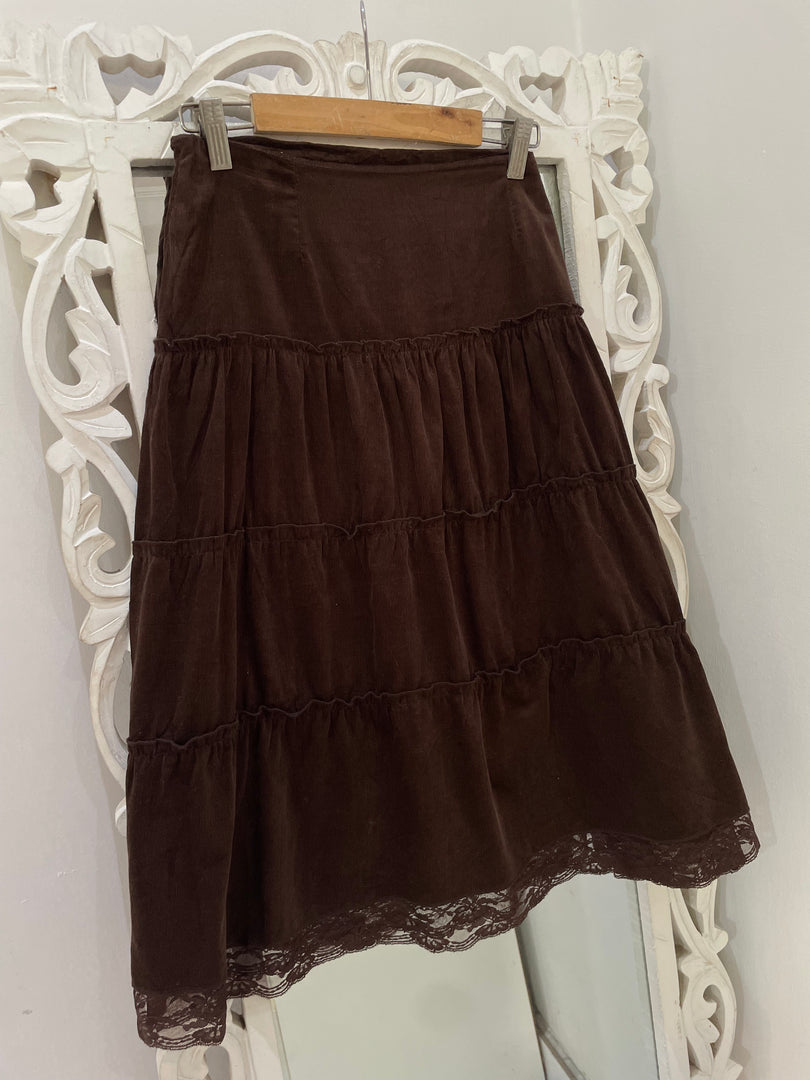 Vintage Corduroy Skirt-Waist 30