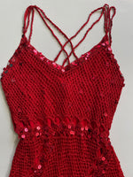 Load image into Gallery viewer, Crochet Sequin Top-Bust 28 to 32
