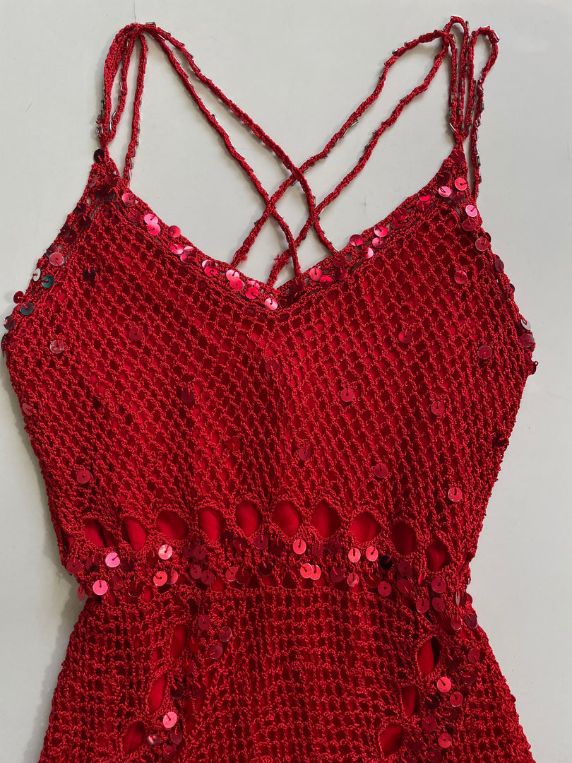 Crochet Sequin Top-Bust 28 to 32