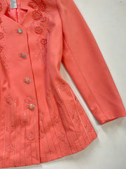 Embroidered Vintage Blazer-Bust 44