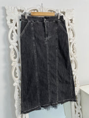 Denim Long Skirt-Waist 28
