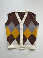 Load image into Gallery viewer, Argyle Sweater Vest-Bust 40
