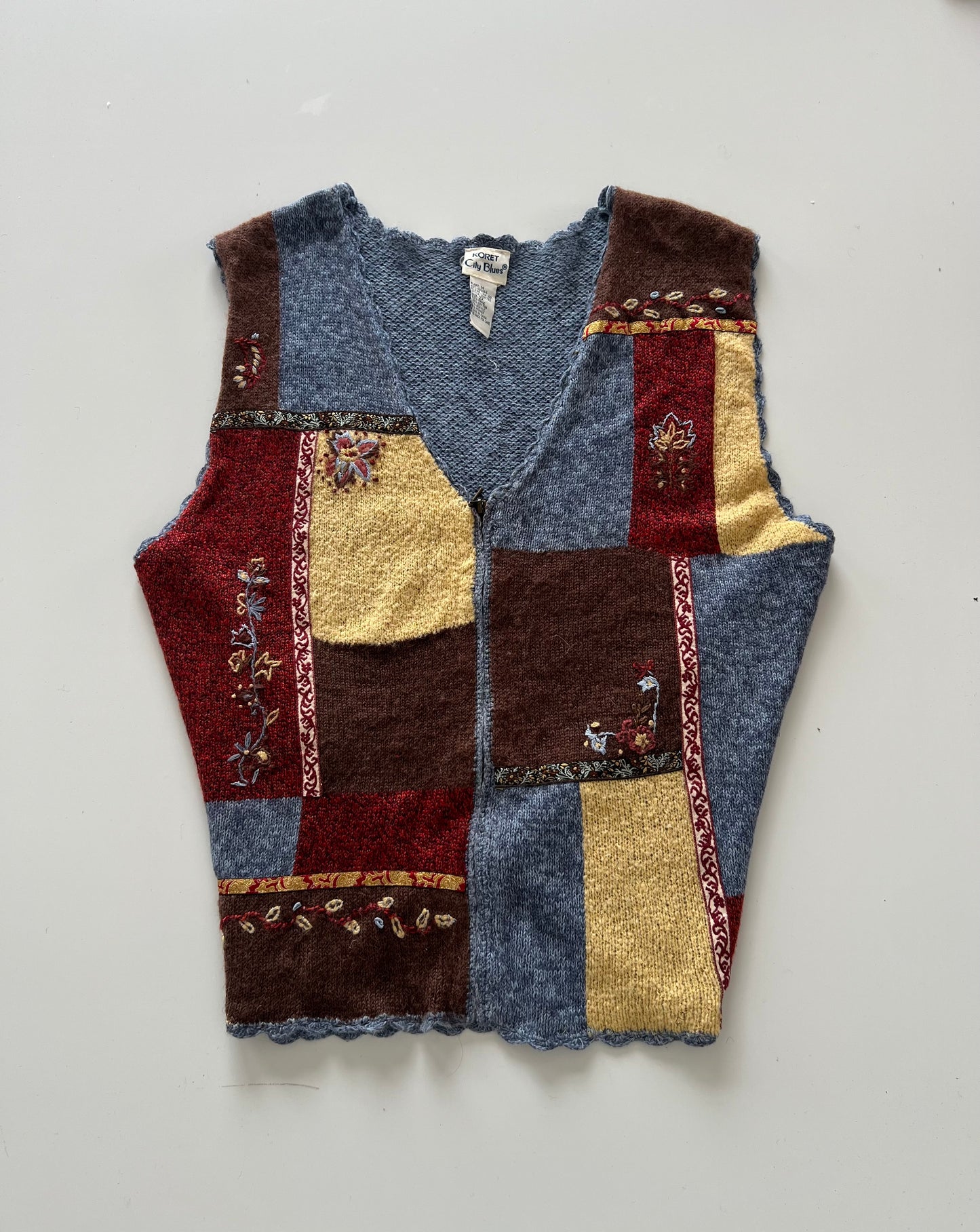 Koret City Blues Embroidered Sweater-Bust 54