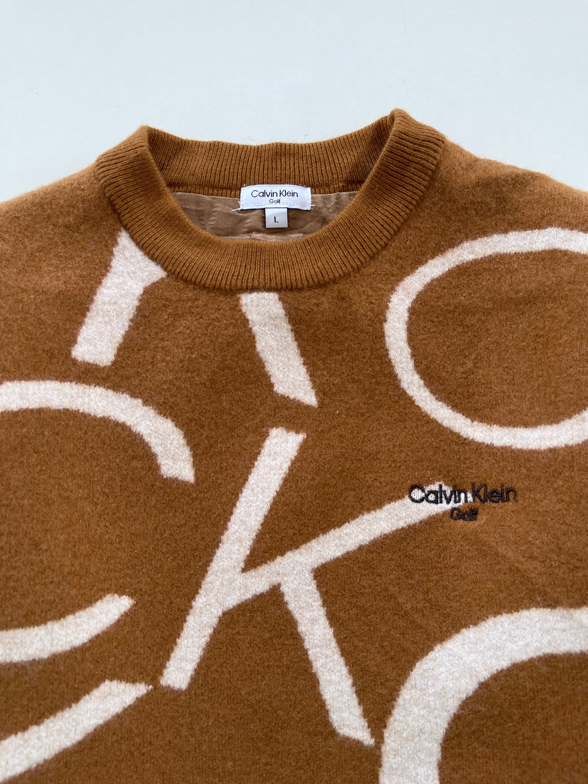 Calvin Klein 100%Wool Vintage Sweater-Bust 34