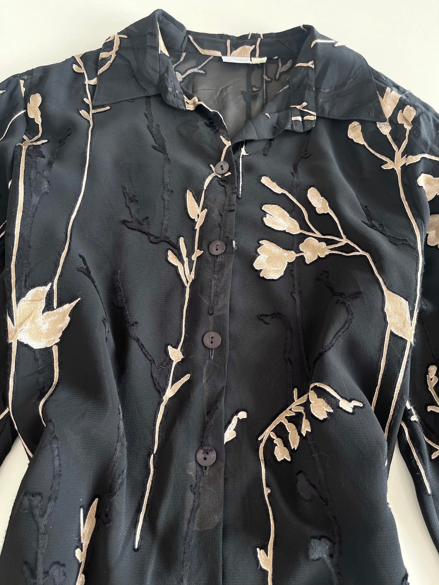 Sheer Vintage Shirt -Bust 26