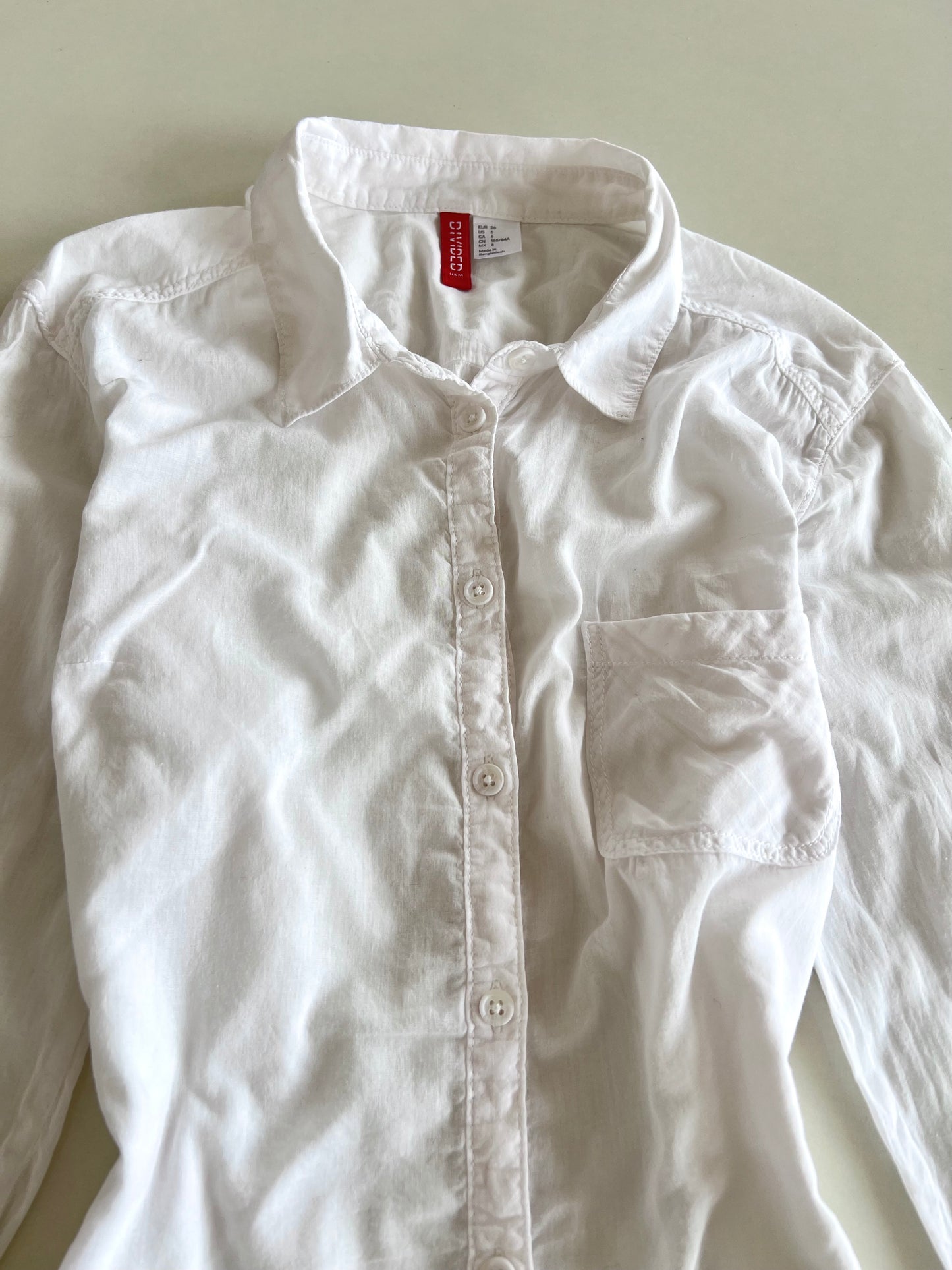 H&M 100% Cotton Shirt -Bust 38
