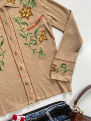 Double D Ranch Embroidered Sweater - Bust 34 to 38