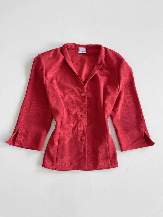 Hermann Lange Self Textured Vintage Blazer-Bust 38