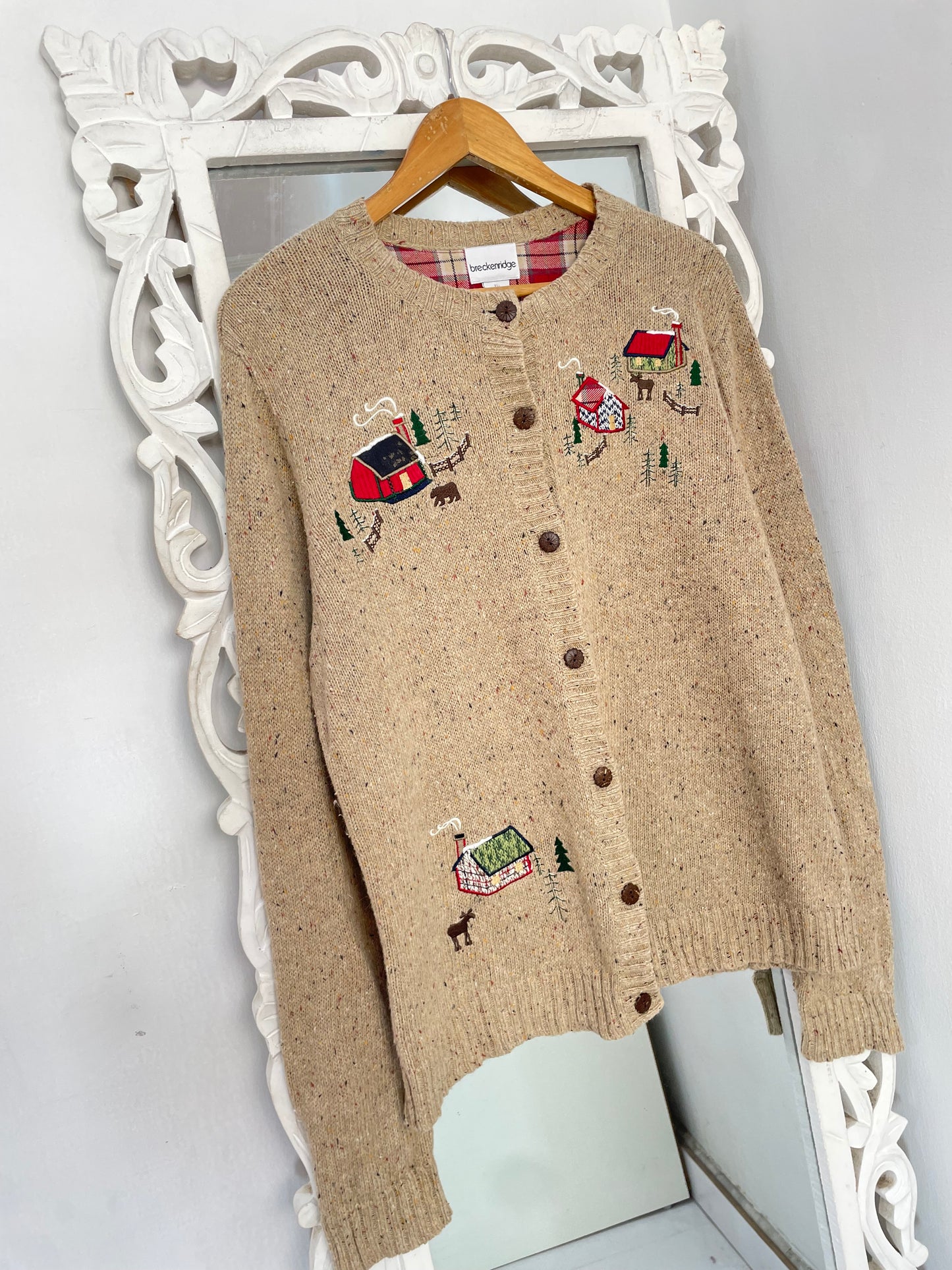 Breckenridge Embroidered Vintage Sweater-Bust 46