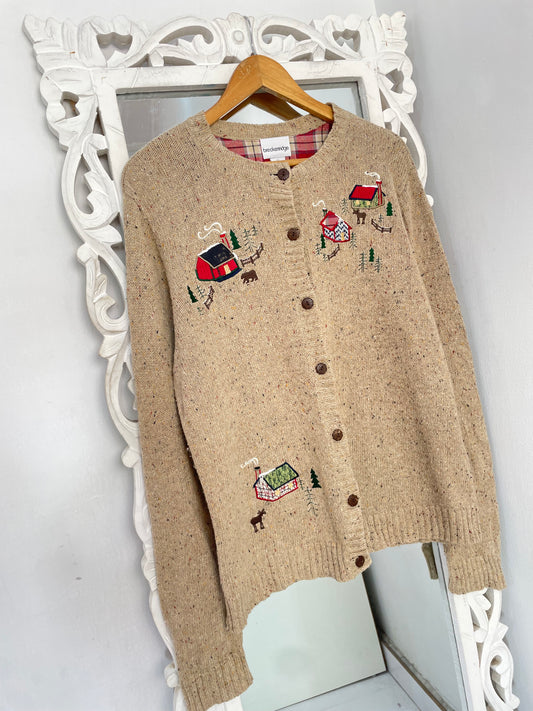 Breckenridge Embroidered Vintage Sweater-Bust 46