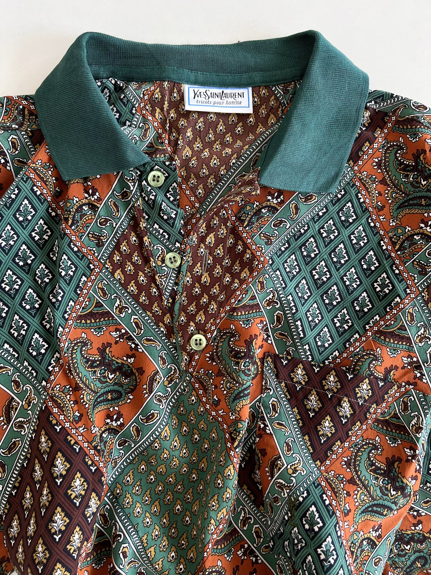 Yves Saint Laurent Pure Silk Top-Bust 48