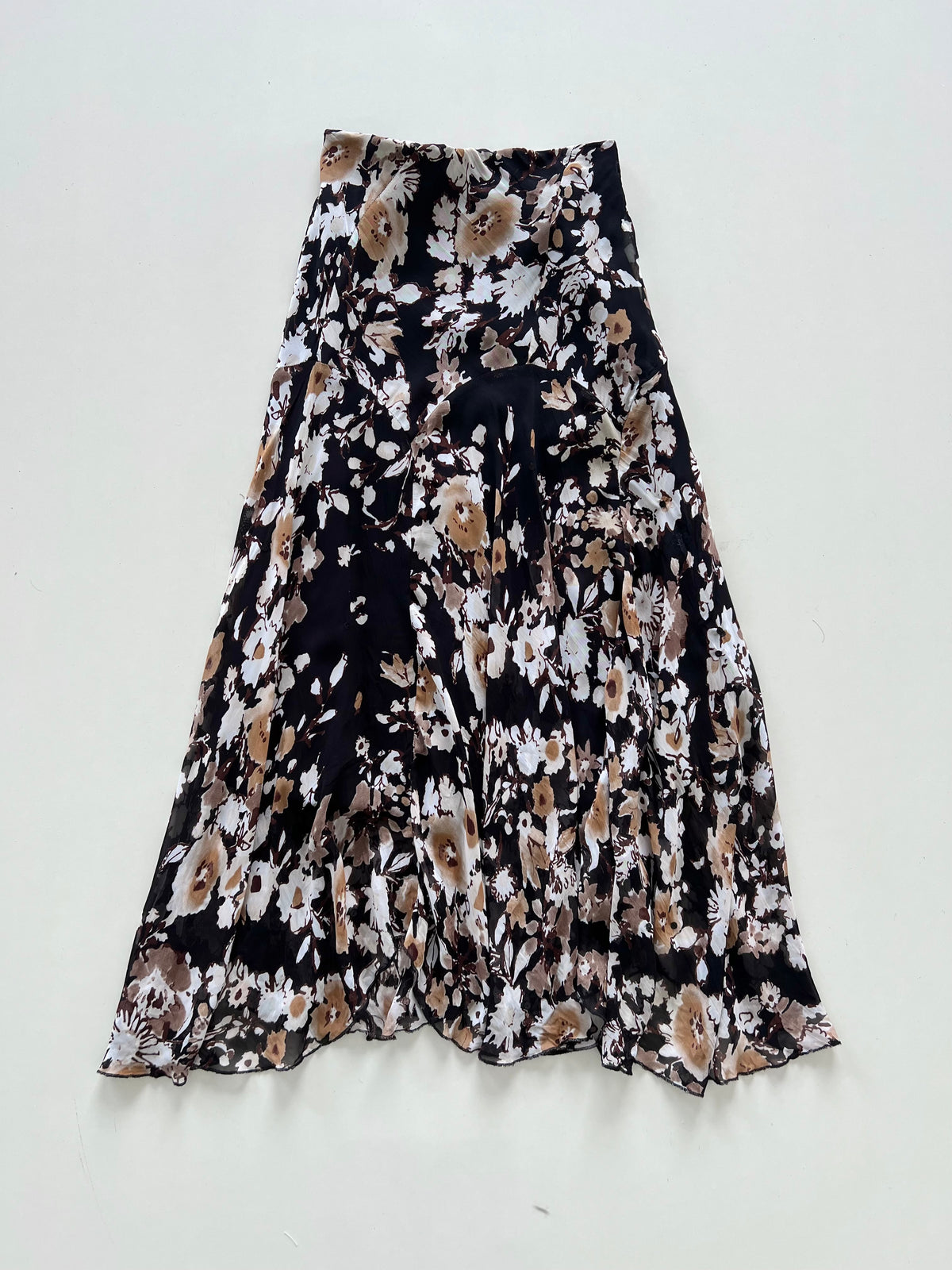 Vintage Dark Garden Skirt-Waist 26 to 28