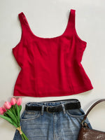 Load image into Gallery viewer, Cherry Red Top-Bust 40
