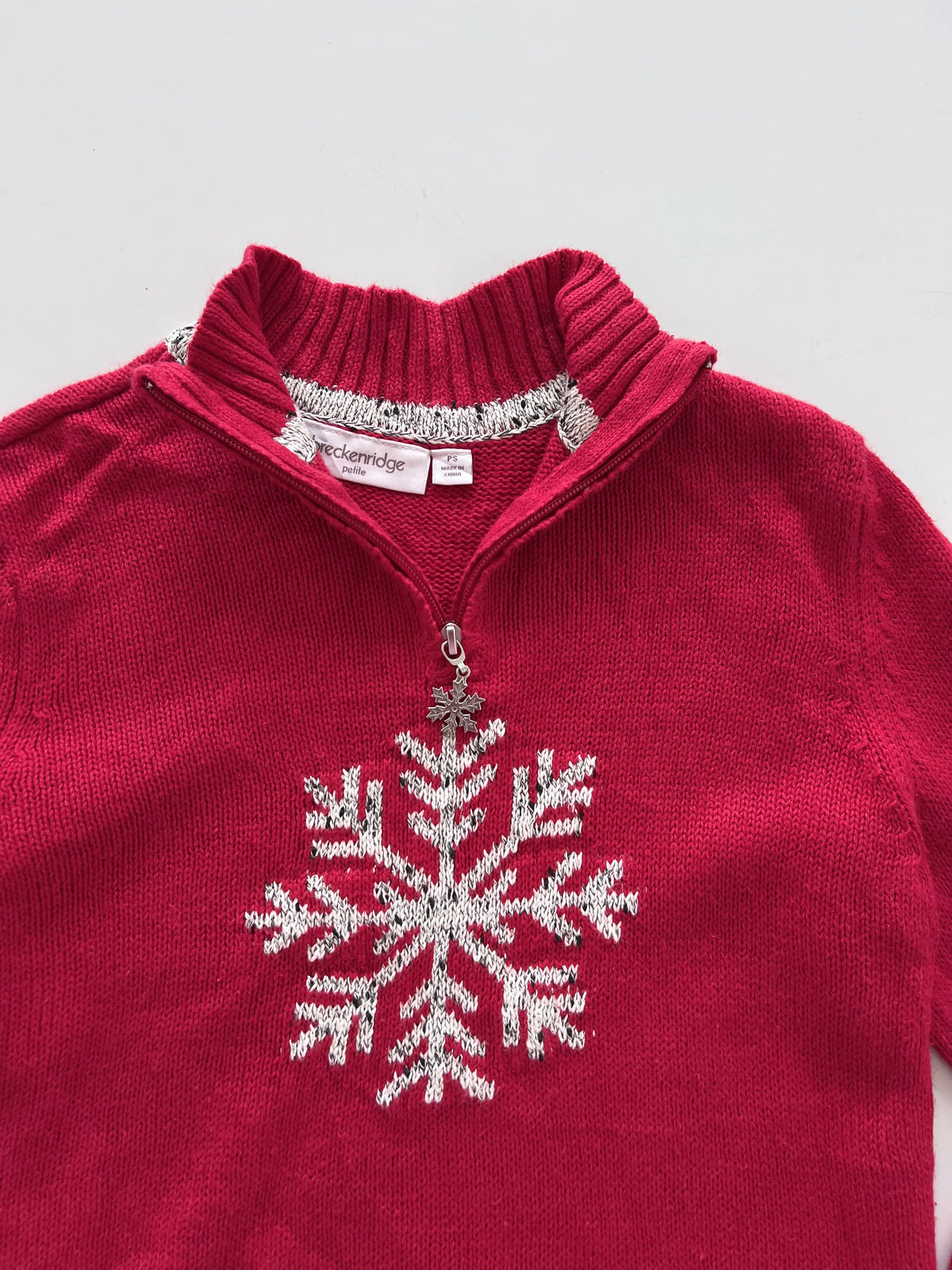 Breckenridge Embroidered Christmas Sweater-Bust 36
