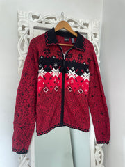 Erika Embroidered Christmas Sweater-Bust 42