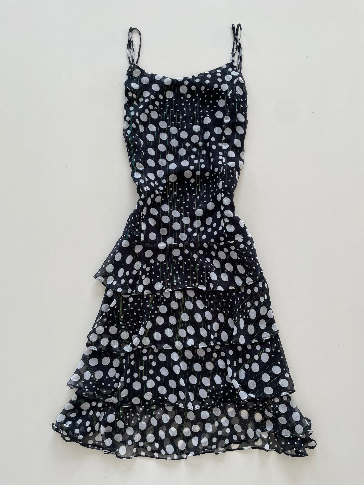 Long Ho Y2k Ruffle Dress-Bust 36