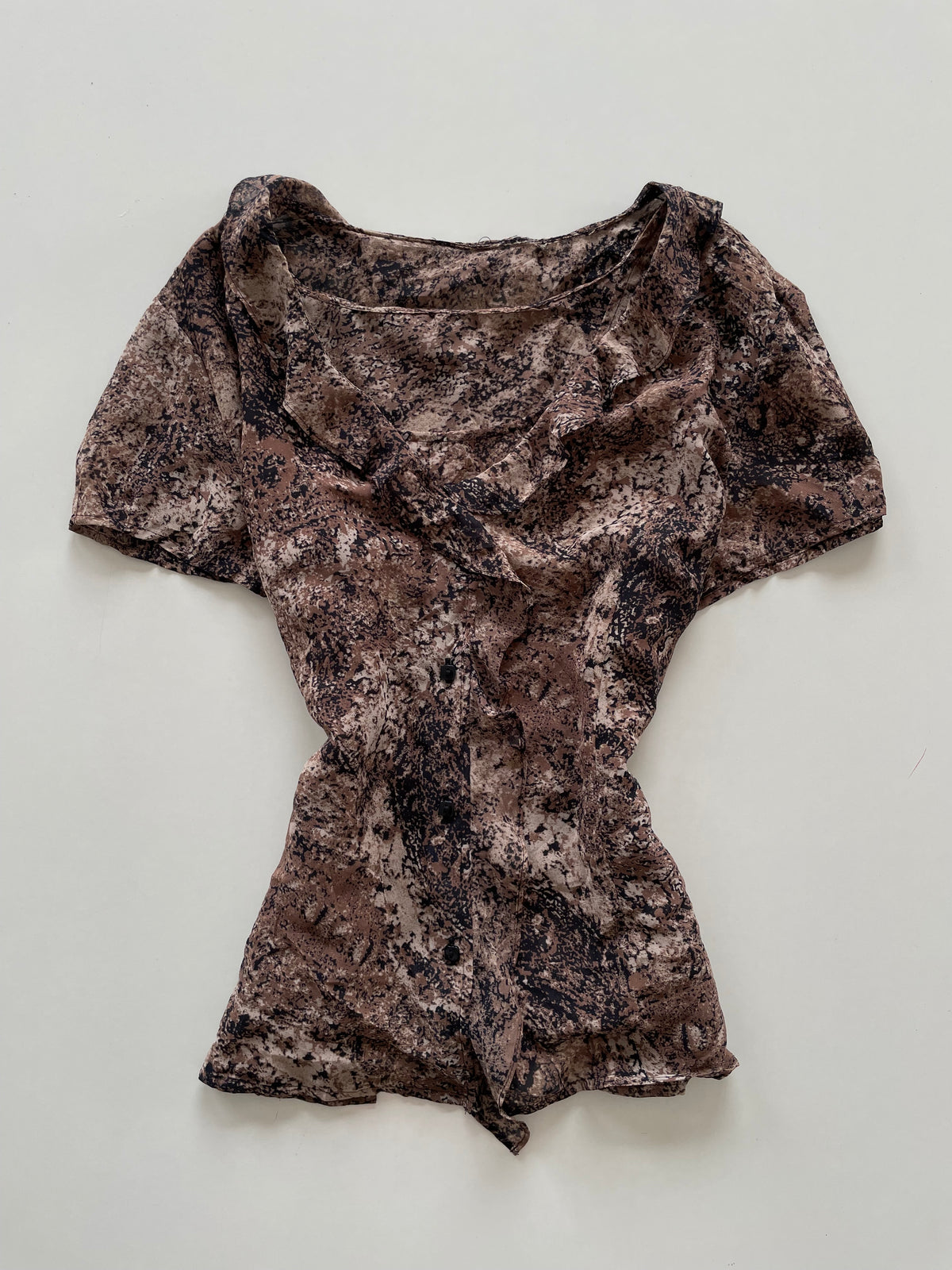 Vintage Ruffle Top-Bust 42