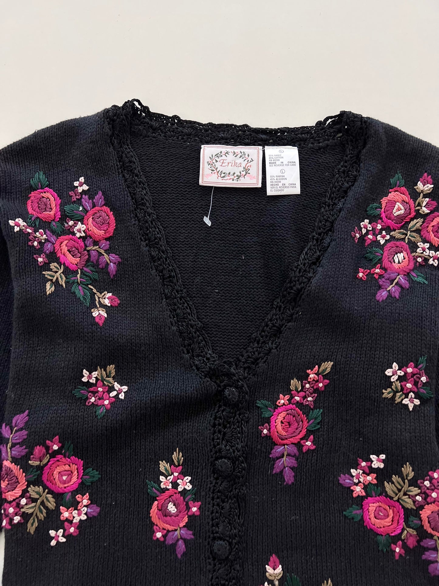 Erika Embroidered Sweater-Bust 44