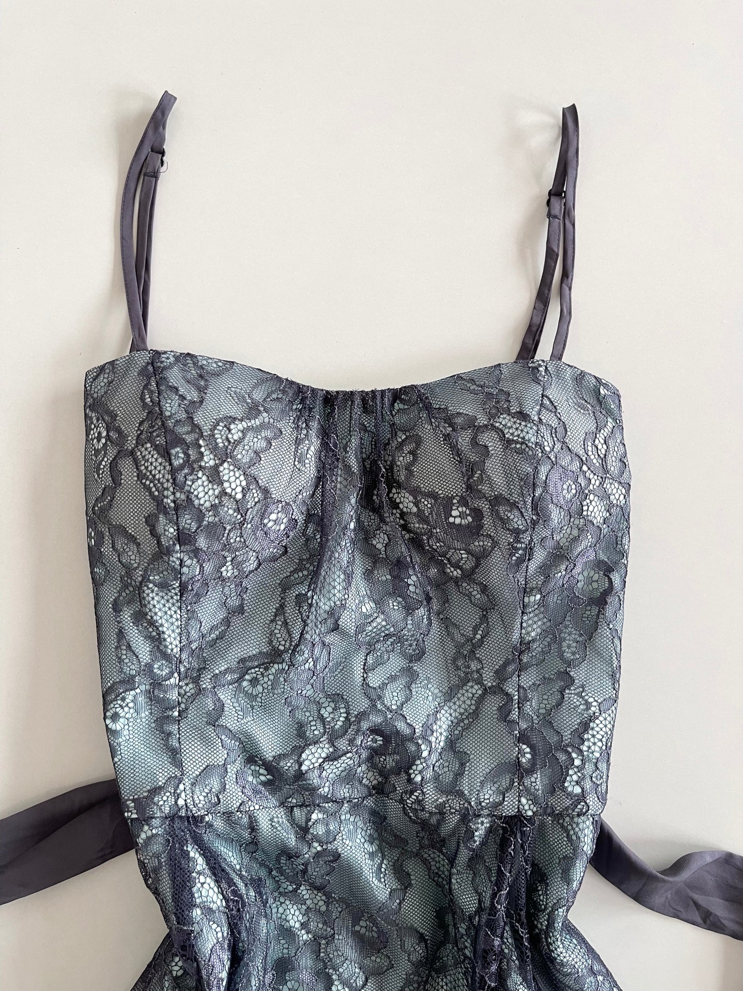Vera Mont Lacy Vintage Dress-Bust 34