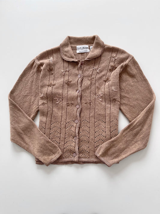 Croft&barrow Hand Embroidered Vintage Cardigan-Bust 44