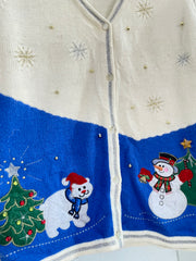 Christmas Sweater Vest-Bust 40