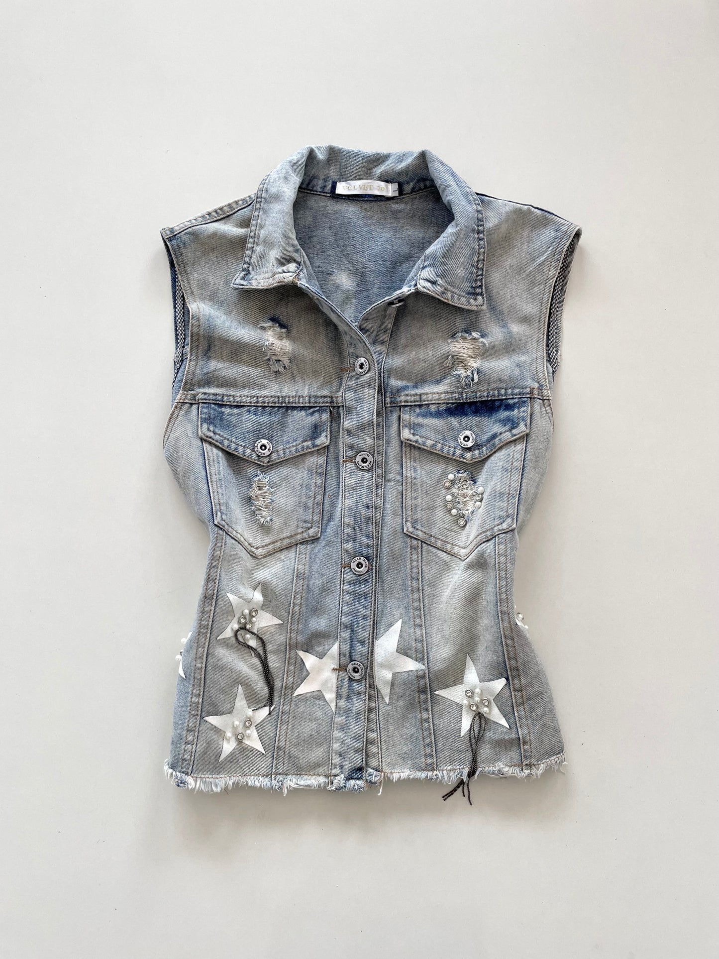 Denim Vest-Chest 38