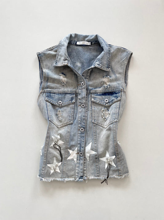 Denim Vest-Chest 38