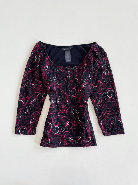 Paisley Vintage Top-Bust 38 to 40
